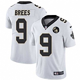 Nike Saints 9 Drew Brees White w Tom Benson Patch Vapor Untouchable Limited Jersey,baseball caps,new era cap wholesale,wholesale hats
